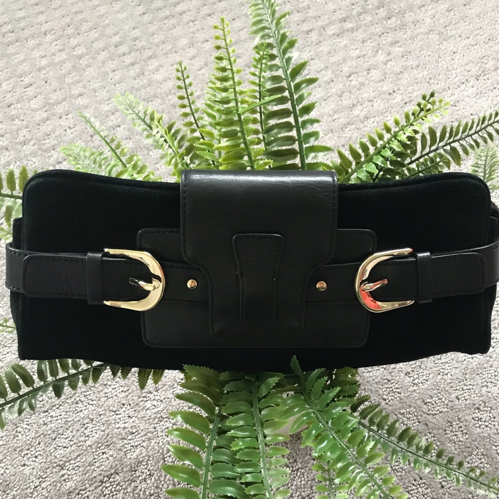 Banana Republic suede and leather clutch!